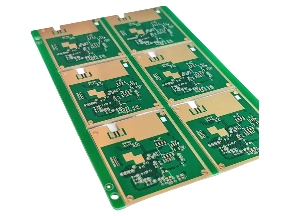 Multi-layer PCB：4-layers-FR4-1.0mm-1/1/1/1oz-ENIG